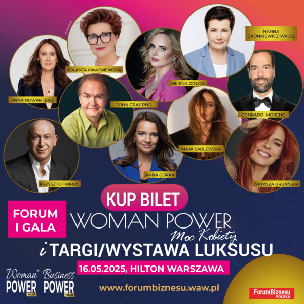 Bilet na forum i galę Woman Power 2025 - 1 osoba